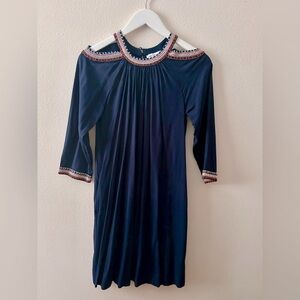 Gretchen Scott Navy Blue Dress